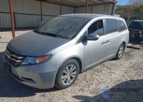 2016 Honda Odyssey Se из США, поврежденный, VIN 5FNRL5H32GB090306